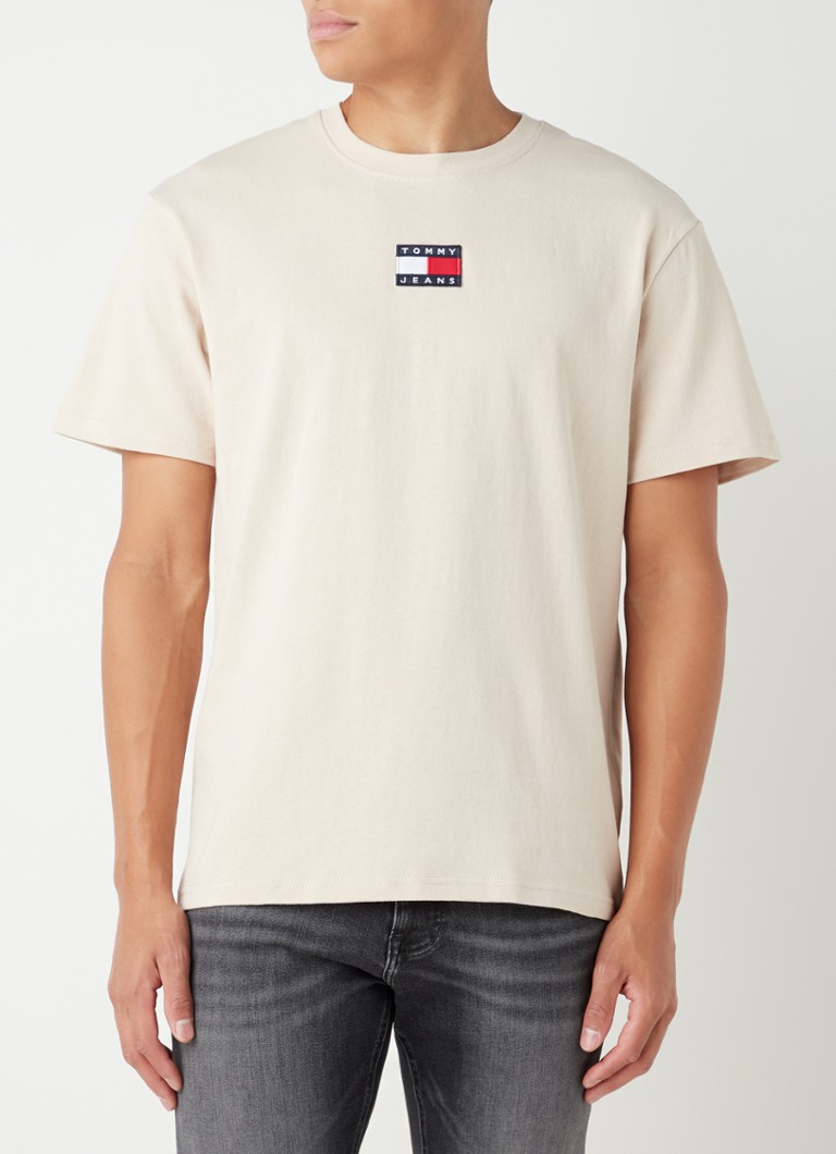 Tommy Hilfiger - T-shirt avec logo - Beige