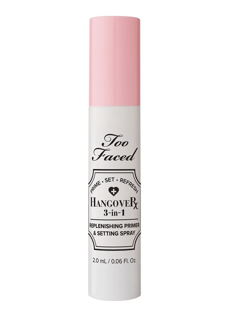 Too Faced - Hangover 3-in-1 Mini Setting Spray - Transparant