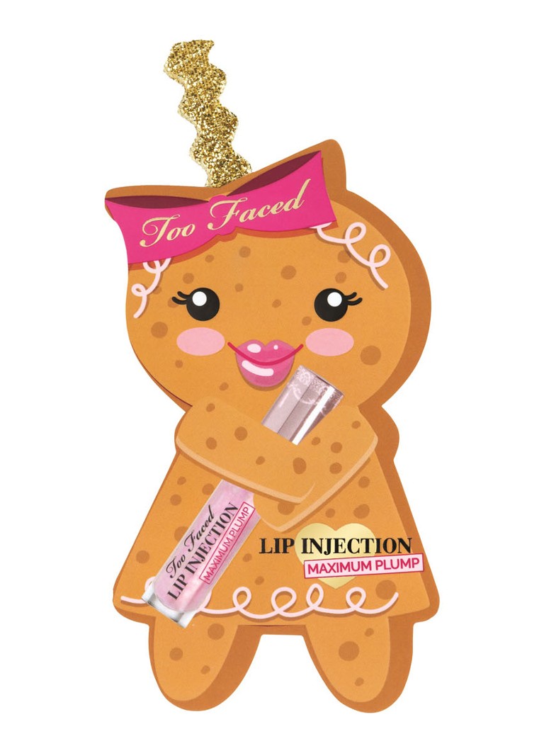 Too Faced - Lip Injection Maximum - volume lipgloss kerstornament - Where My Peaches At