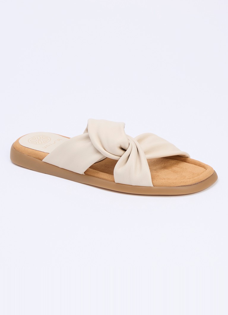 Unisa - Cambi slipper van leer  - Beige