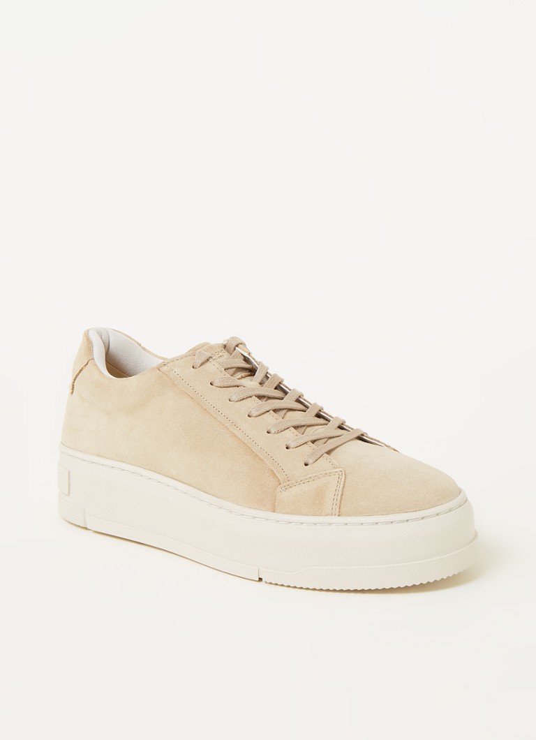 Vagabond Shoemakers Judy Platform sneaker van leer • Beige