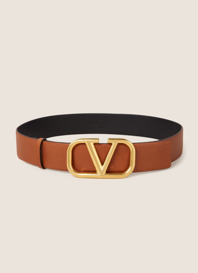 Valentino Vlogo armband van kalfsleer • Zwart • de Bijenkorf