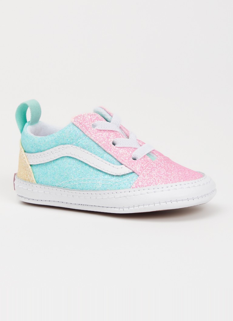 VANS - Old School babyschoentje met glitter - Roze
