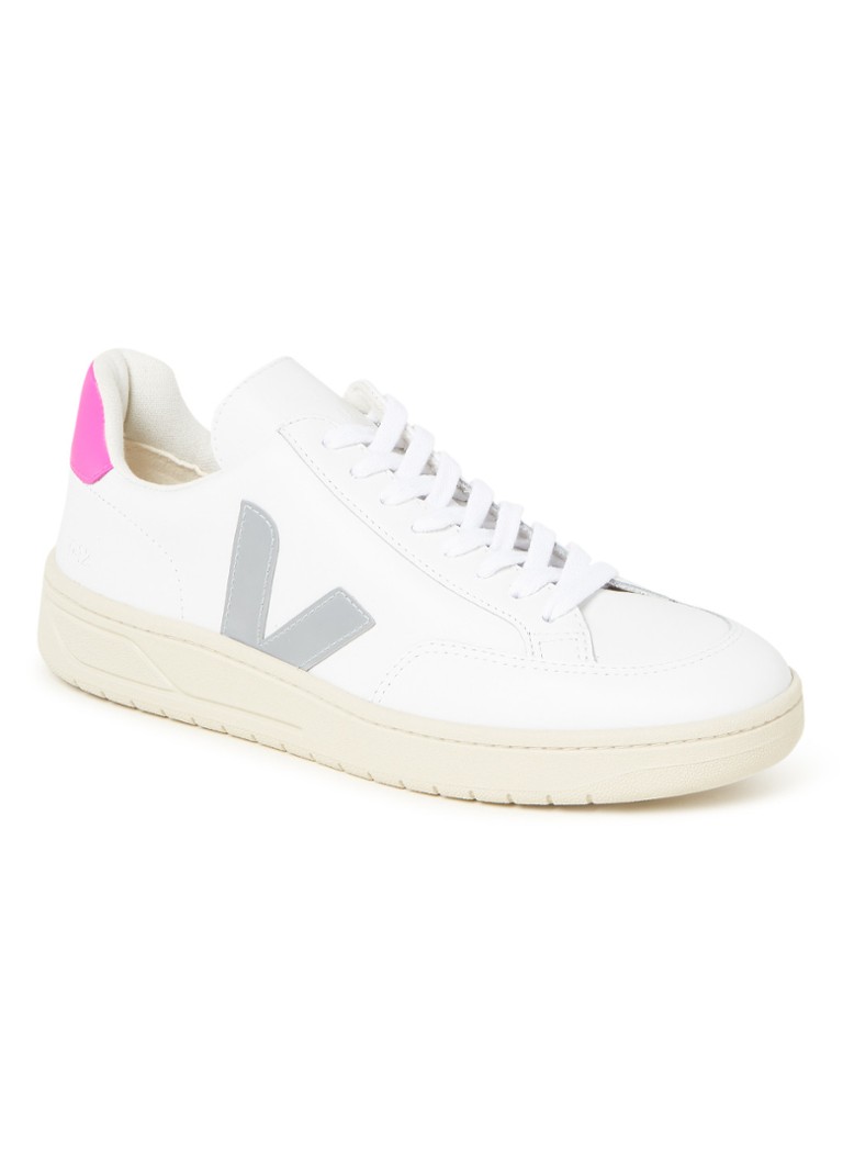 Veja V12 sneaker van leer ⢠Wit ⢠deBijenkorf.be