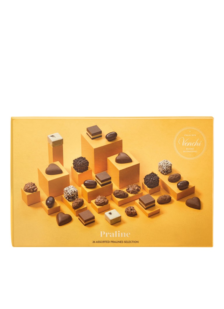 Venchi - Chocolade Large Pralines giftbox 210 gram - Multicolor