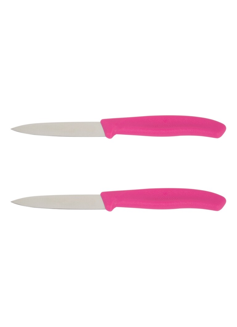 Victorinox - Set van twee groenteschilmesjes - Roze