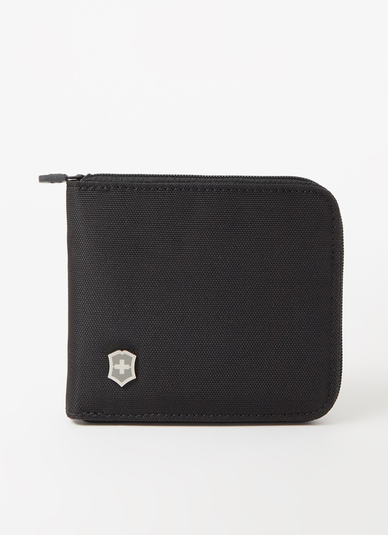 Victorinox - Travel portemonnee met logo - Zwart