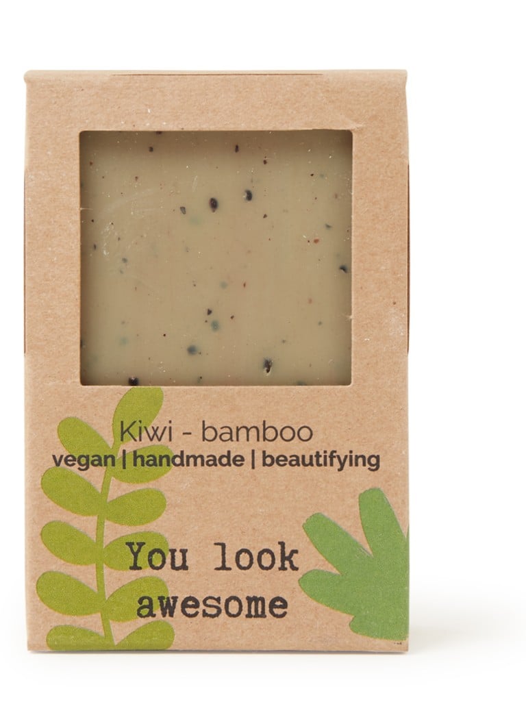 Wellmark - Kiwi Bamboo Vegan Soap Bar- zeep 100 gram - Groen