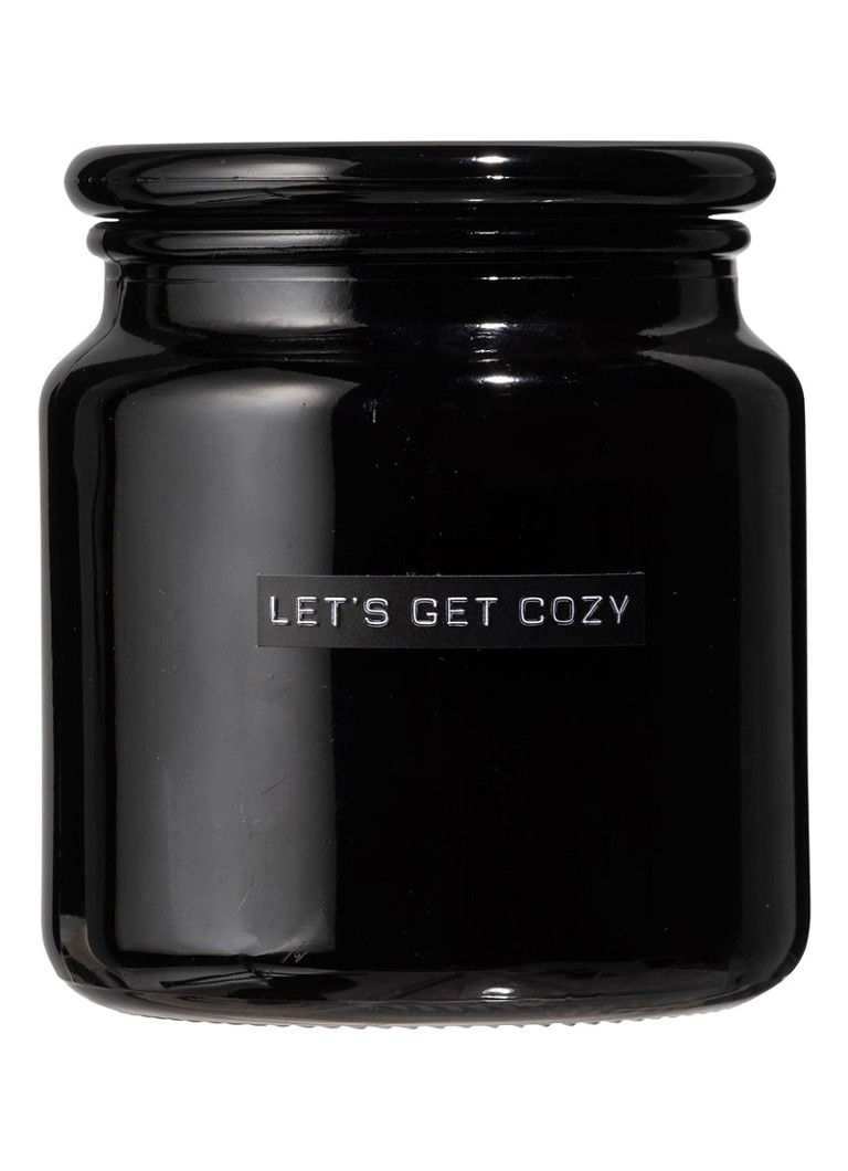Wellmark - Let's Get Cozy - Fresh Linen geurkaars 300 gram - Zwart