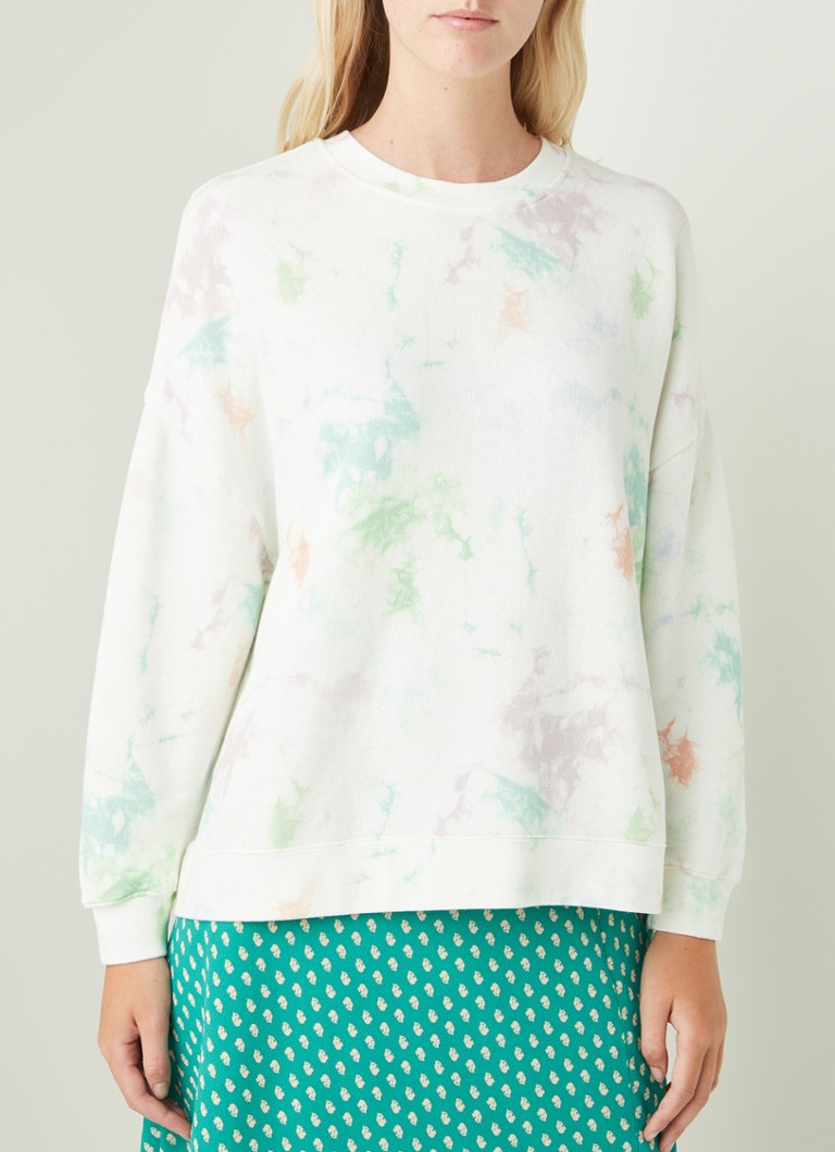 Whistles Sweater  met tie dye dessin   Wit  deBijenkorf be