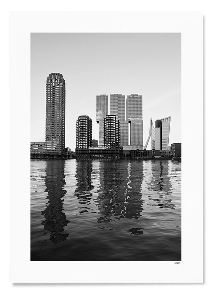 WIJCK. - Impression de Rotterdam Kop van Zuid - Noir