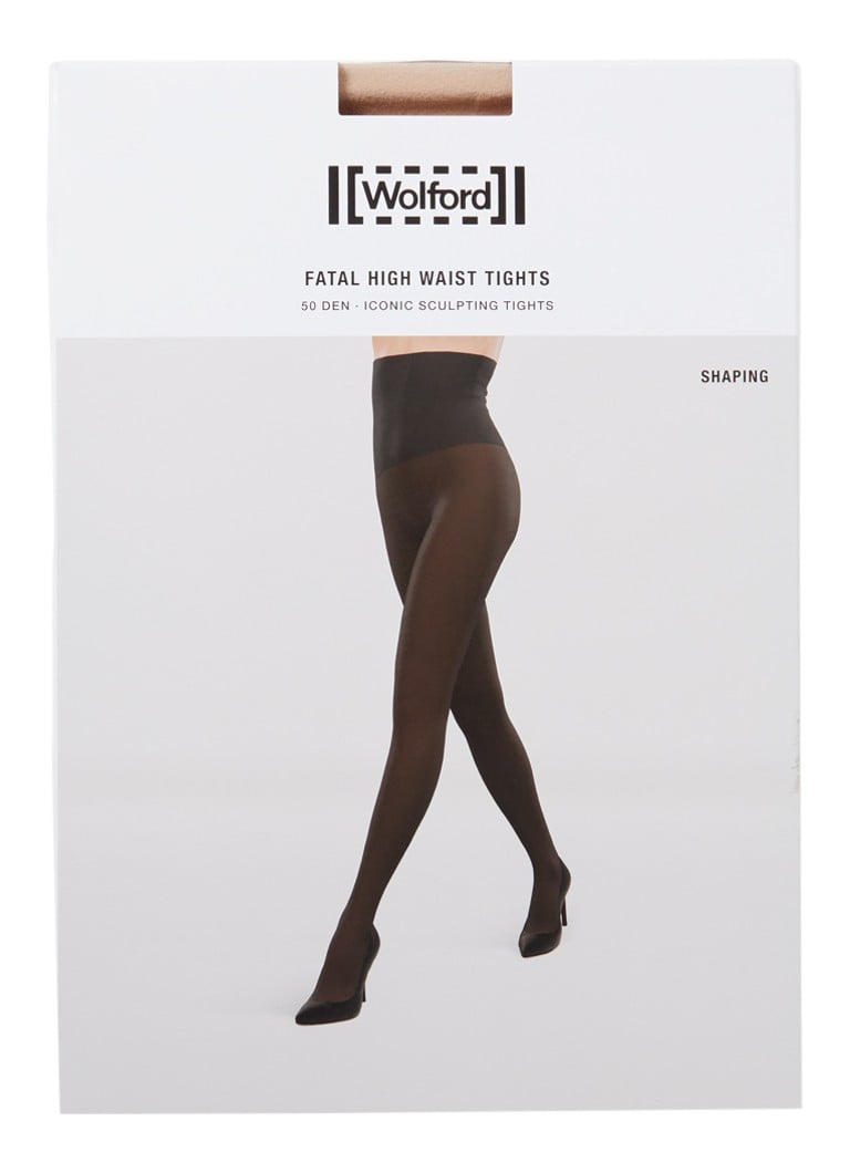 Wolford - Fatal high waist corrigerende panty in 50 denier - Beige