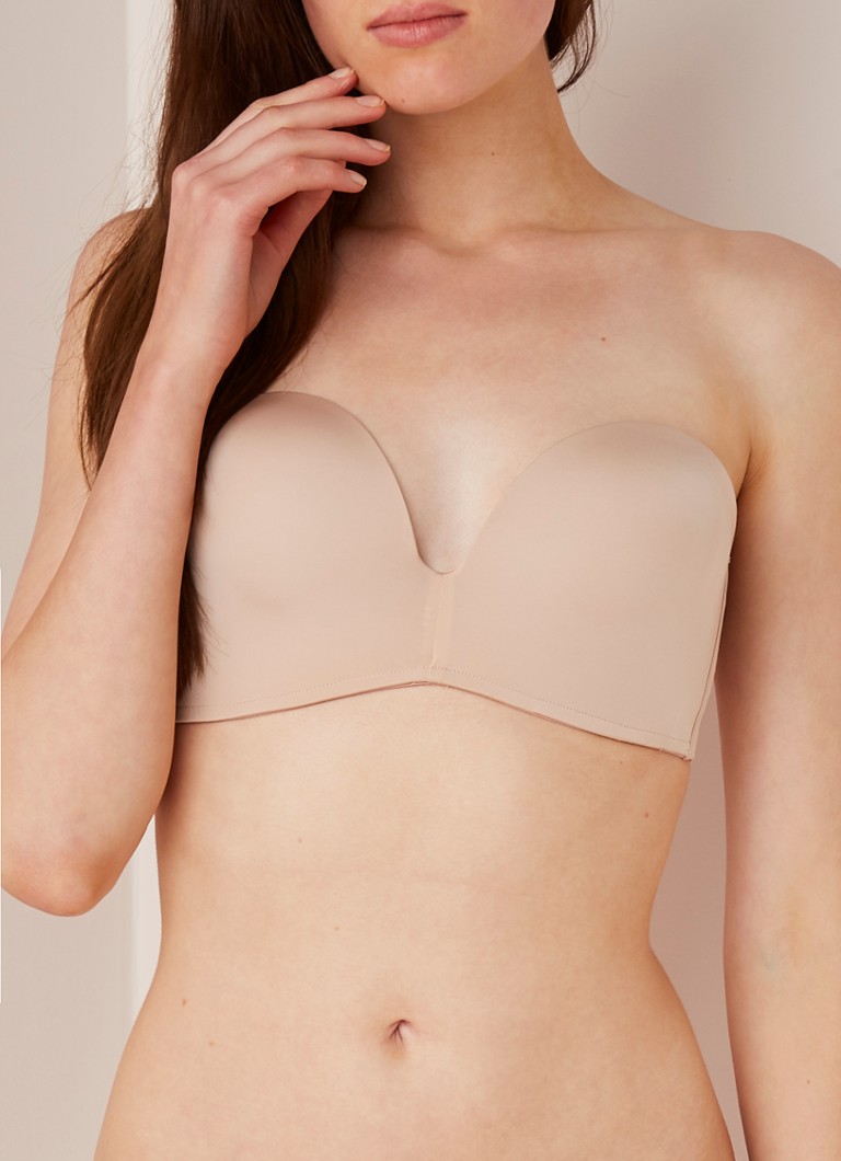 wonderbra Push-up-BH PERFECT STRAPLESS in nude