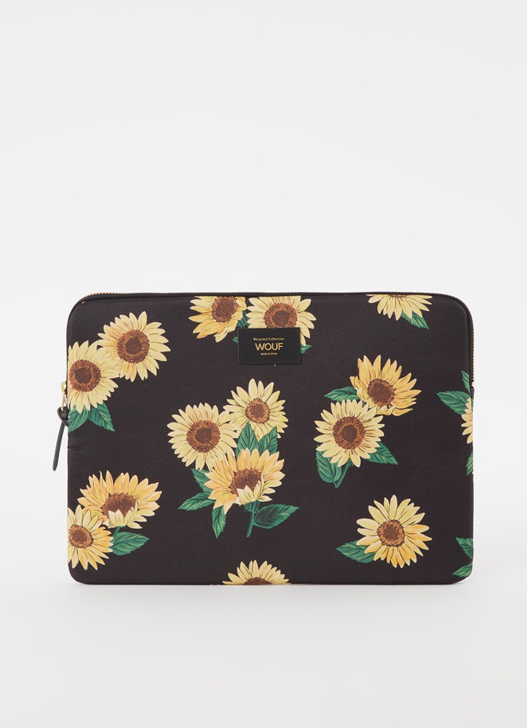 Wouf - Gigi laptophoes 13 en 14 inch - Zwart