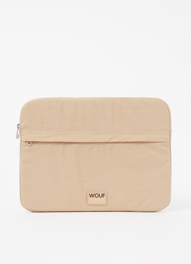 Wouf - Oatmilk laptophoes 13 en 14 inch - Beige
