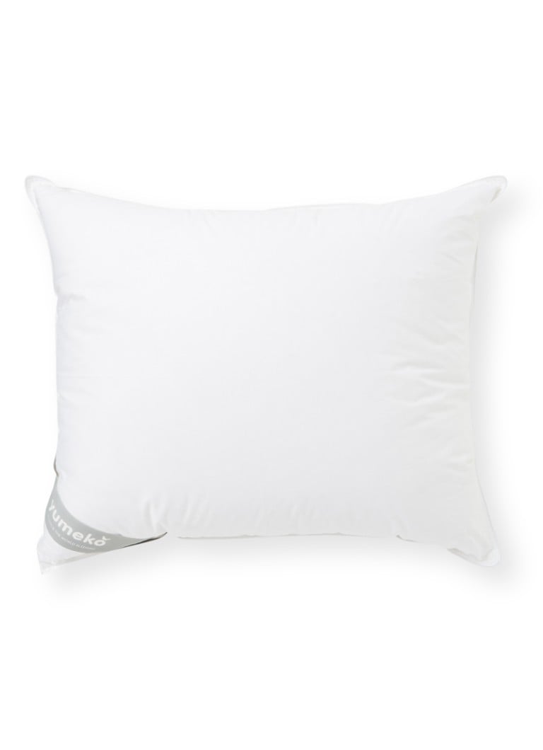 Yumeko - Medium hoofdkussen met gerecyclede donsvulling 60 x 70 cm - Wit