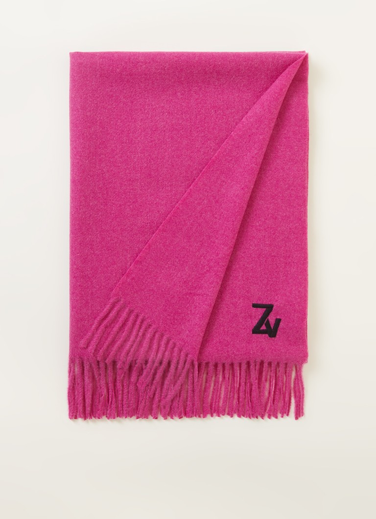 Zadig&Voltaire - Écharpe en maille fine 190 x 70 cm - Fuchsia