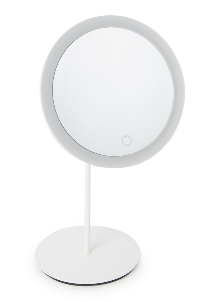 Zone - Miroir de table 18 cm - Blanc