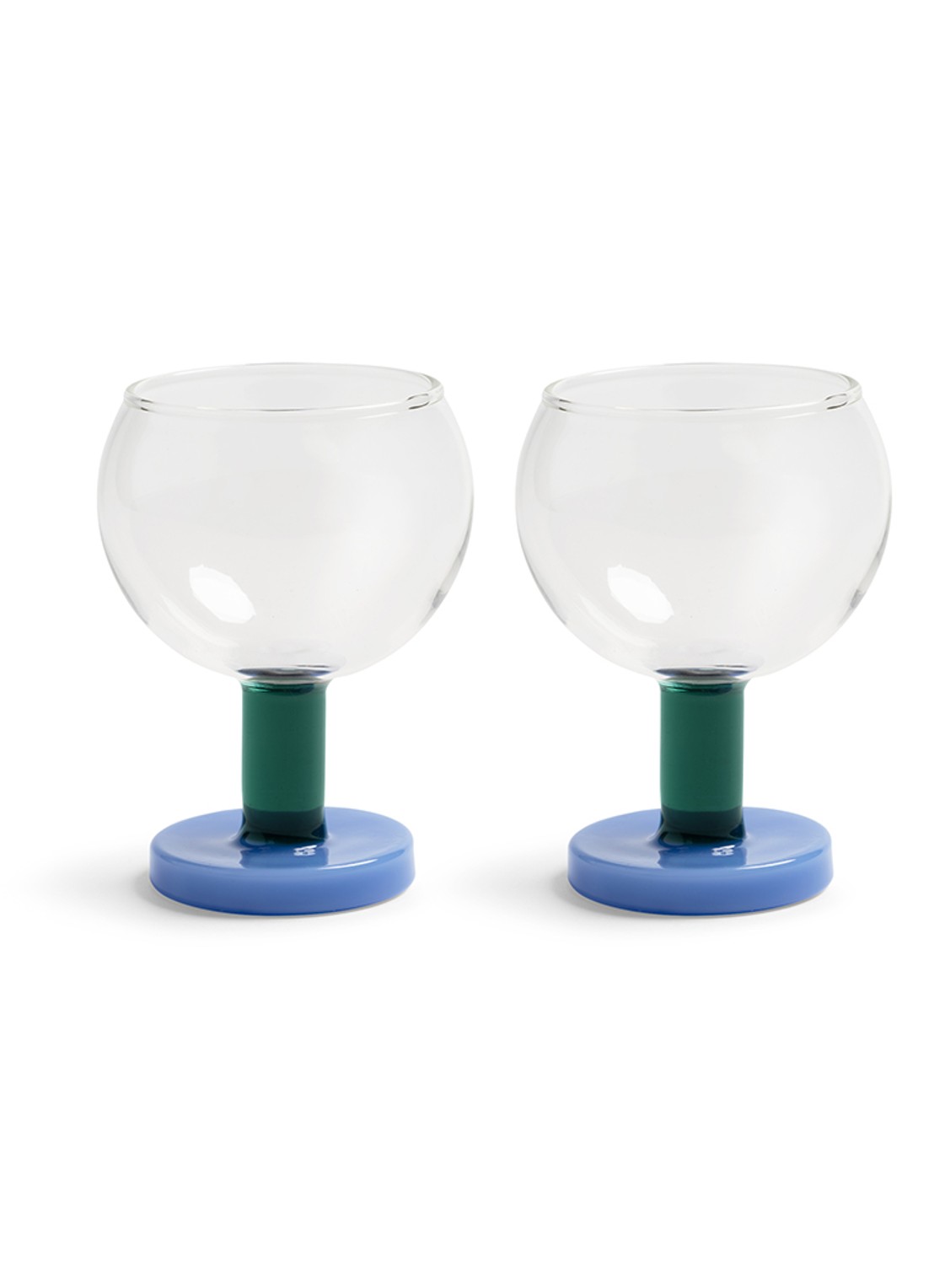 &Klevering Cantine cocktailglas set van 2 - voorkant donkerblauw