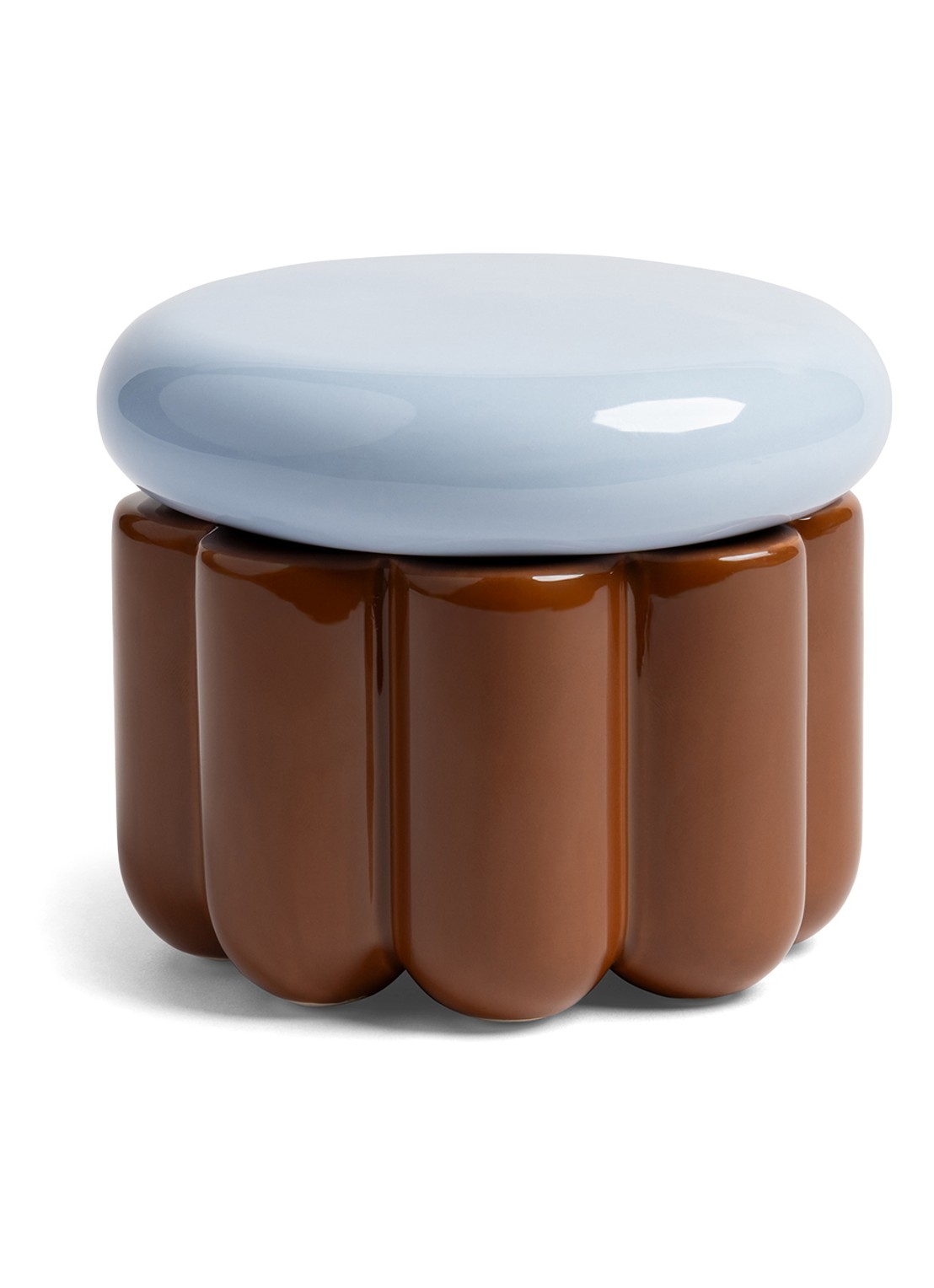 &Klevering Charlo voorraadpot 10,5 cm - voorkant 2 bruin