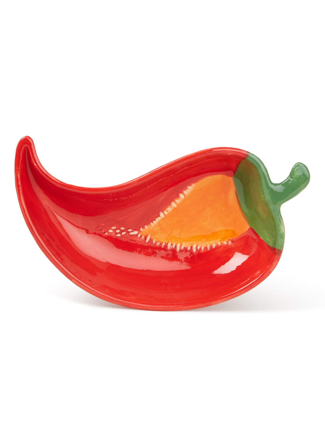 &Klevering Chili Pepper schaal 24 cm - voorkant rood
