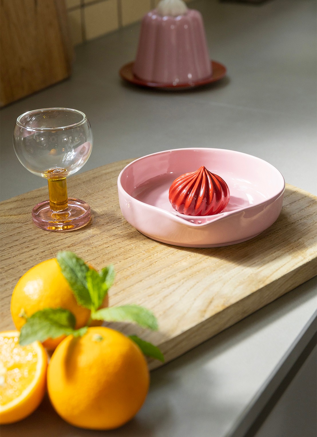 &Klevering Citruspers pudding pink  - voorkant 2 roze
