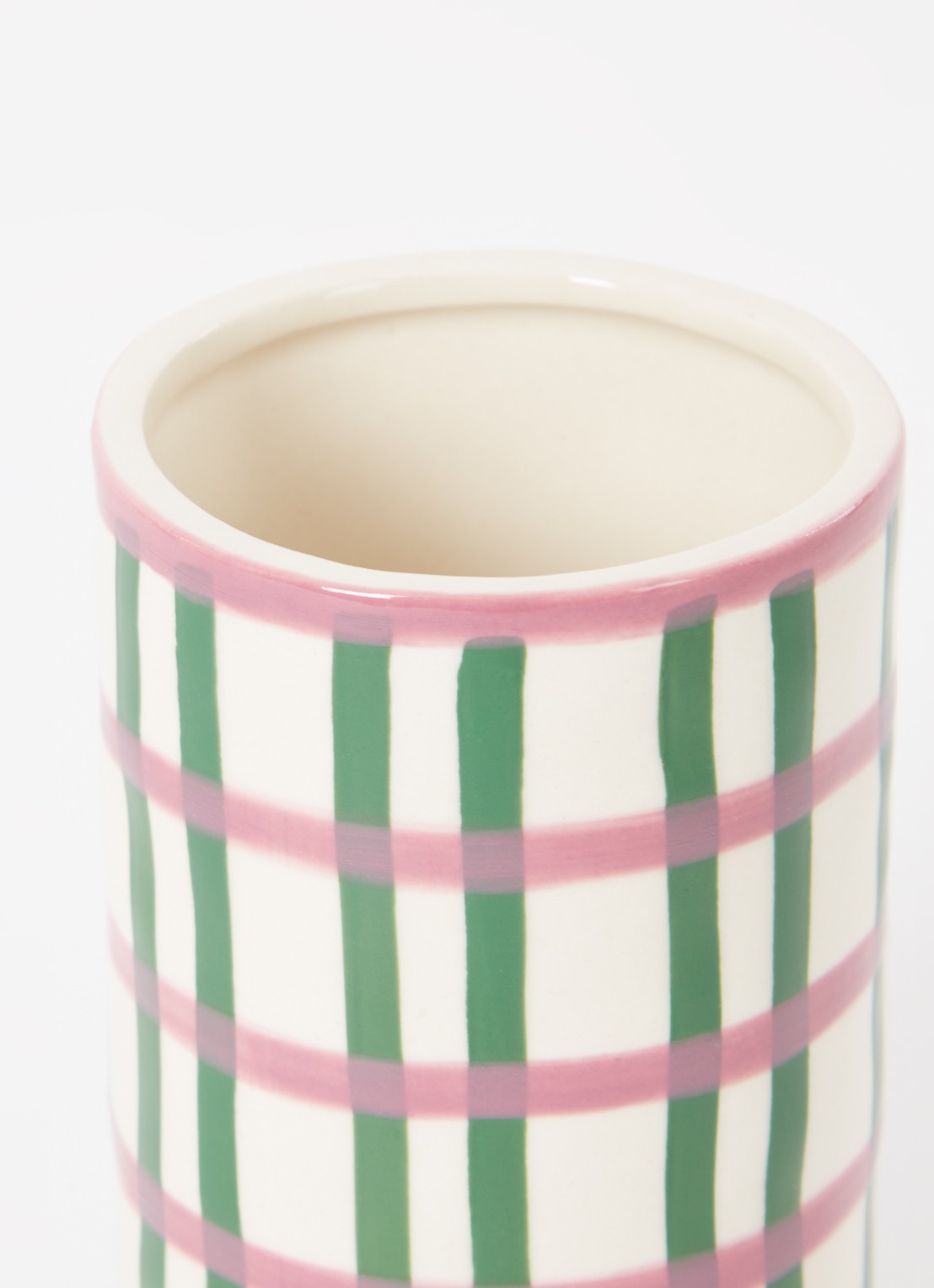 &Klevering Clash vaas 13 cm - voorkant 2 groen