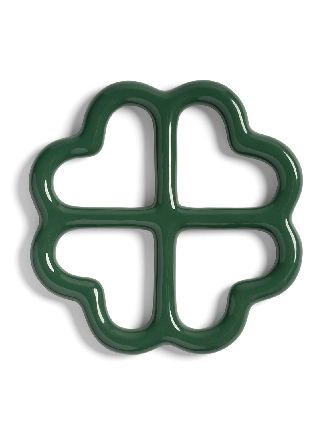 &Klevering Clover pannenonderzetter - voorkant 2 groen