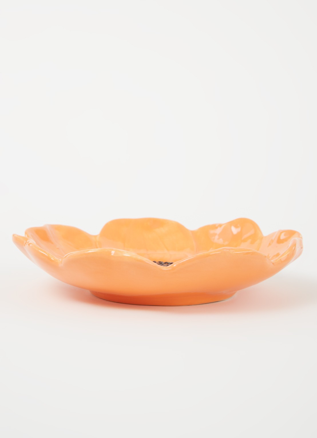&Klevering Dahlia serveerschaal 18 cm  - voorkant 2 orange