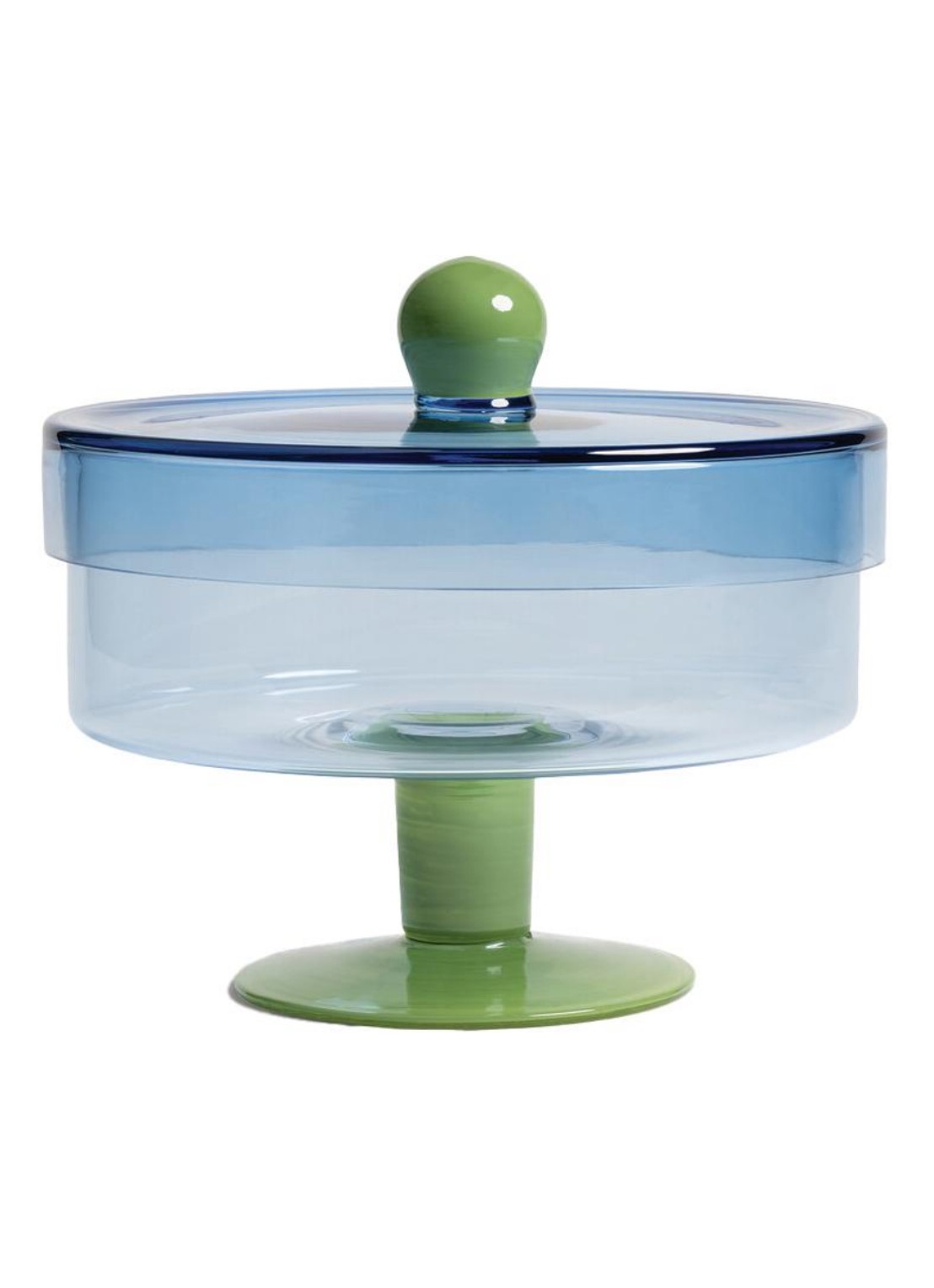 &klevering Duo voorraadpot  - voorkant blauw