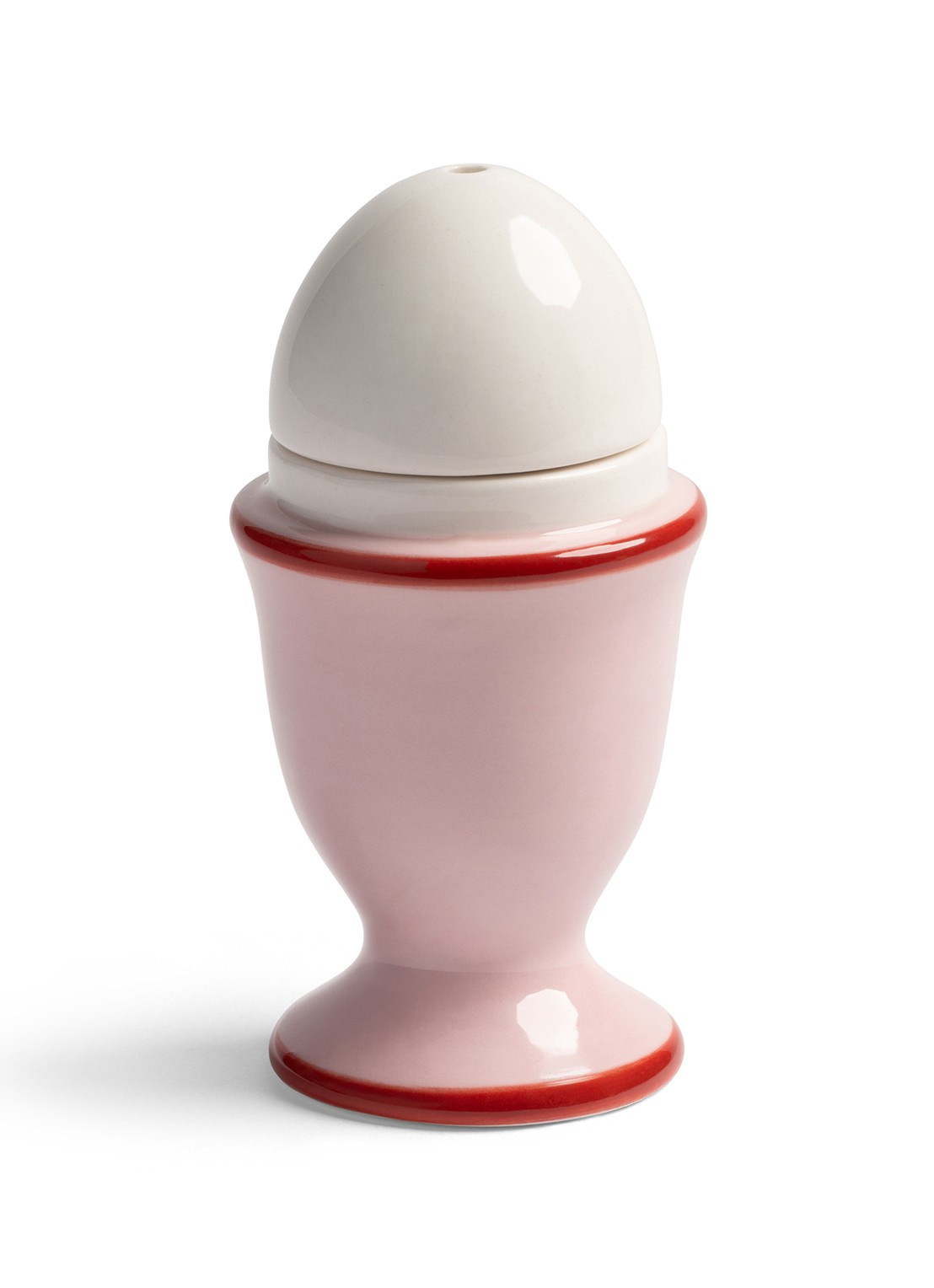 &Klevering Egg zout- en peperstel 10 cm - voorkant 2 roze