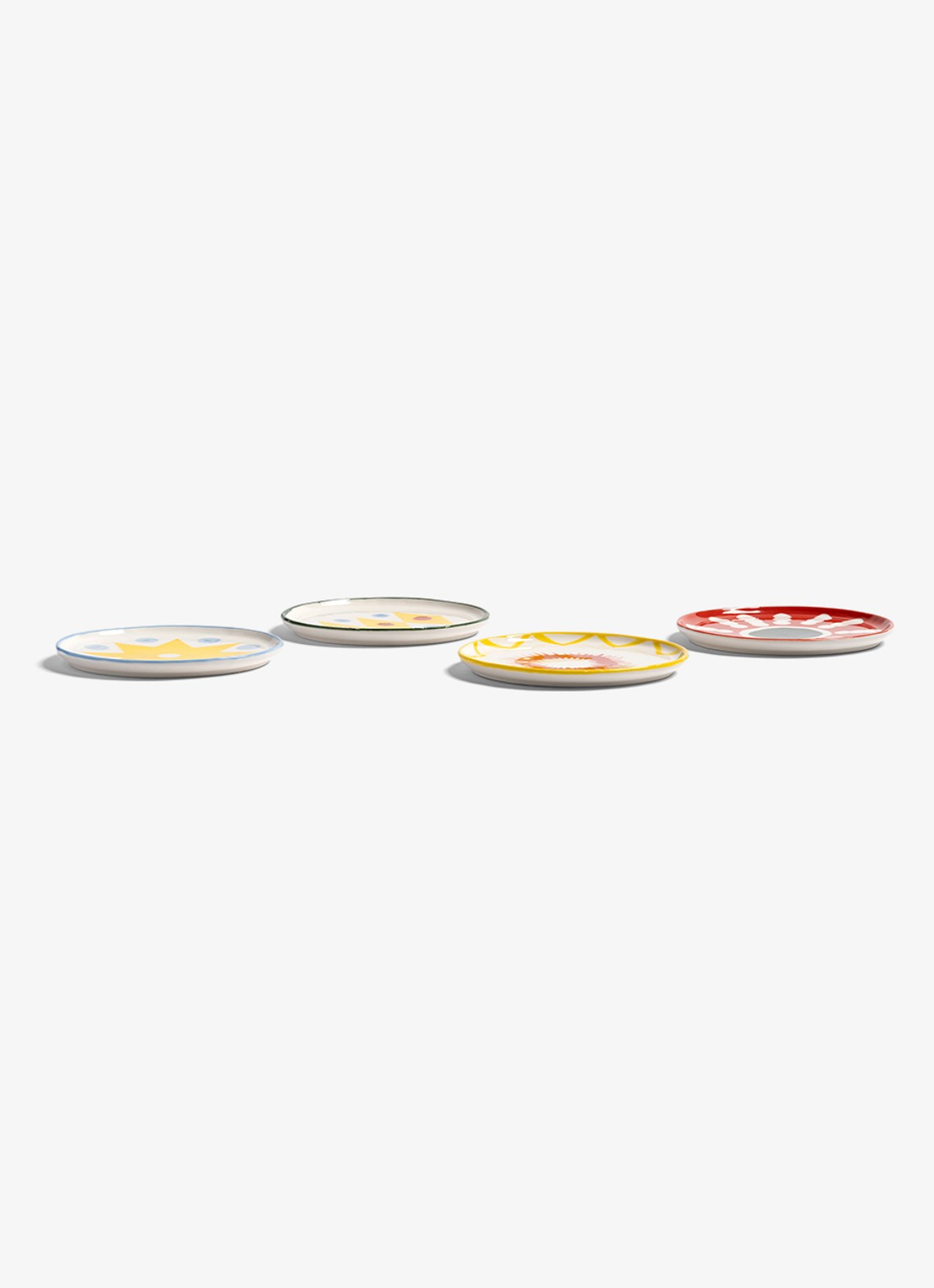 &Klevering Festivo borden set van 4  - detail 6 multicolor