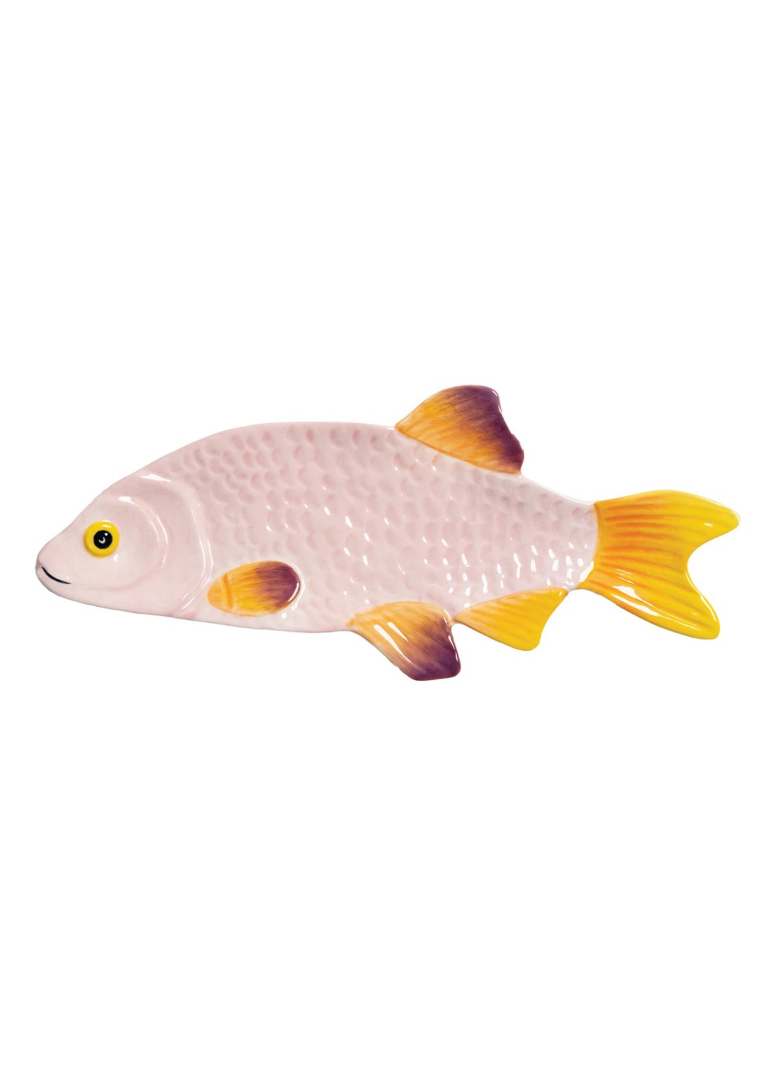 &klevering Fish serveerschaal  - voorkant lichtroze