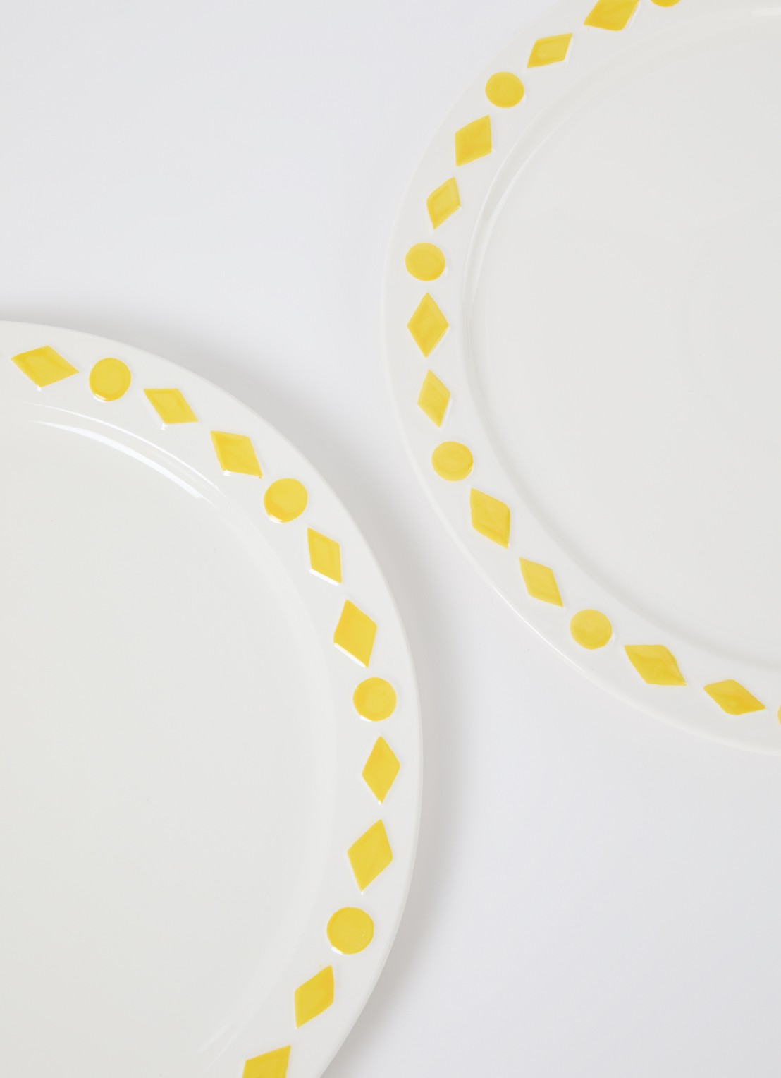 &Klevering Folk dinerbord 27,5 cm set van 2 - detail 3 gebroken wit