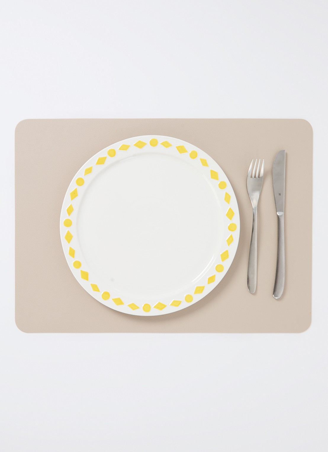 &Klevering Folk dinerbord 27,5 cm set van 2 - detail 4 gebroken wit