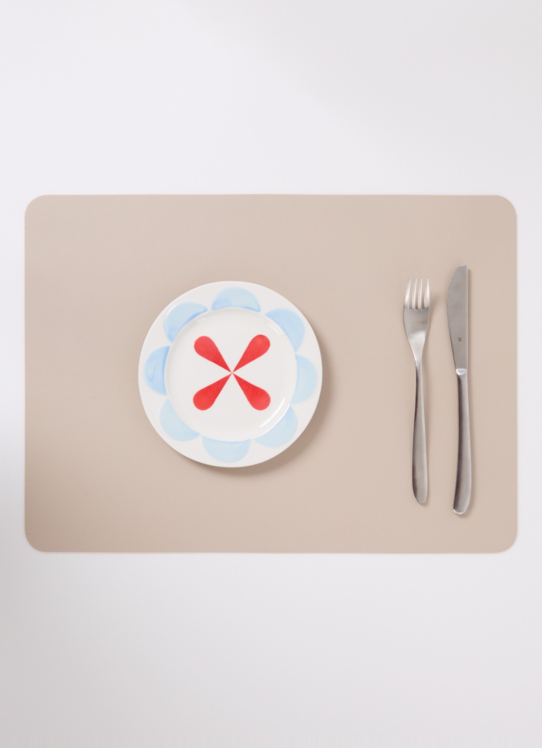 &Klevering Folk ontbijtbord 17,5 cm set van 4 - detail 4 wit