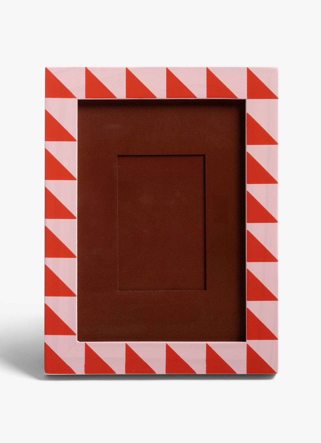 &Klevering Fotolijst met patroon 19 x 14.5 cm  - voorkant roze