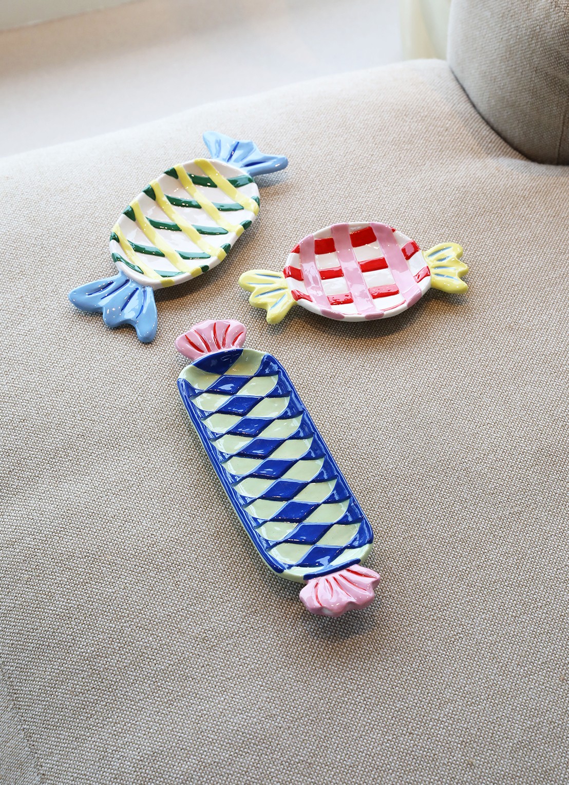 &Klevering Goody serveerplank van dolomiet 33,5 cm - voorkant 2 paars