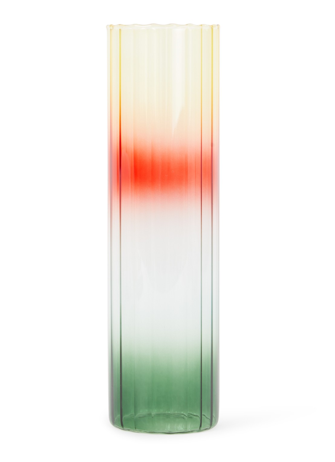 &Klevering Gradient Evening Large vaas 29 cm - voorkant multicolor