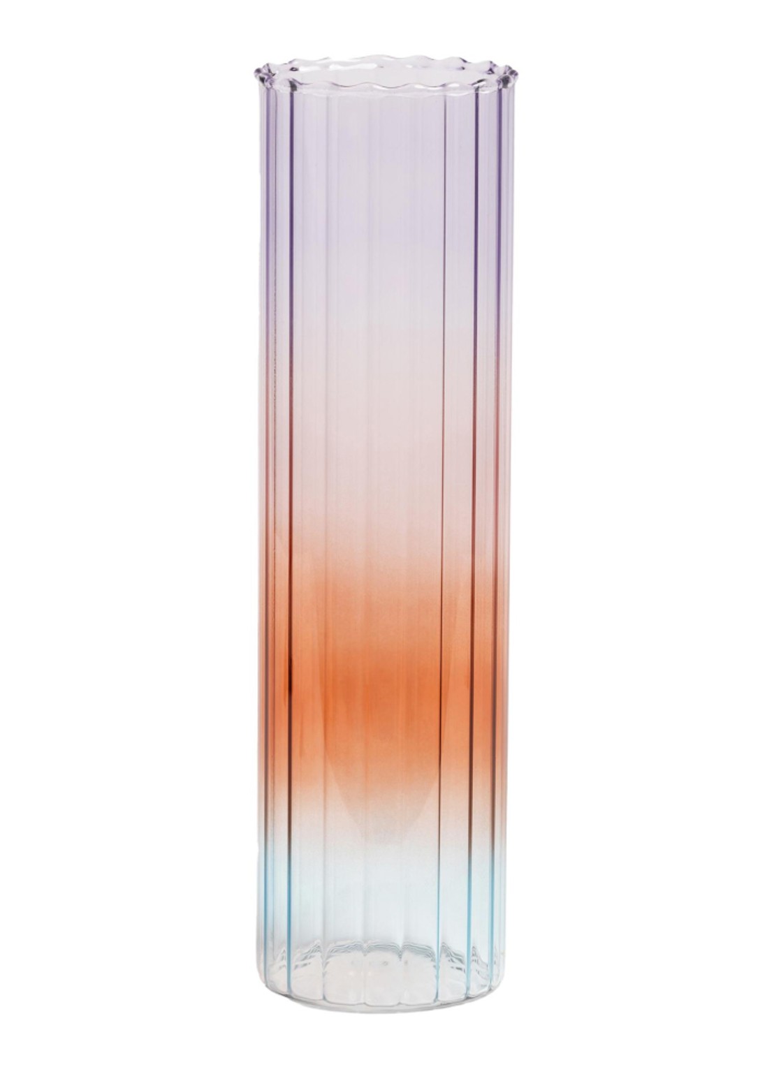 &klevering Gradient vaas 29 cm - voorkant orange