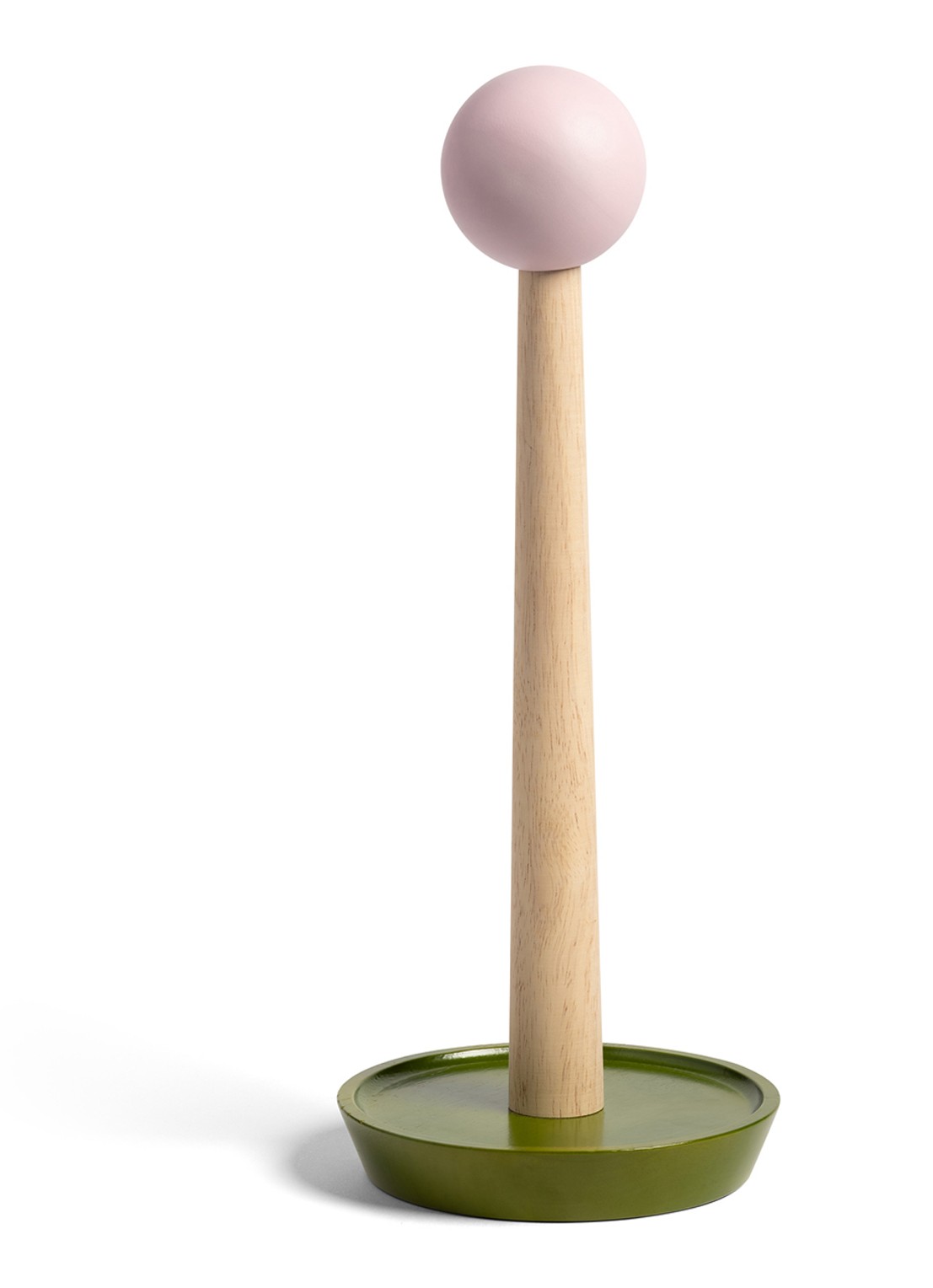 &Klevering Halma keukenrolhouder 35 cm - voorkant 3 legergroen