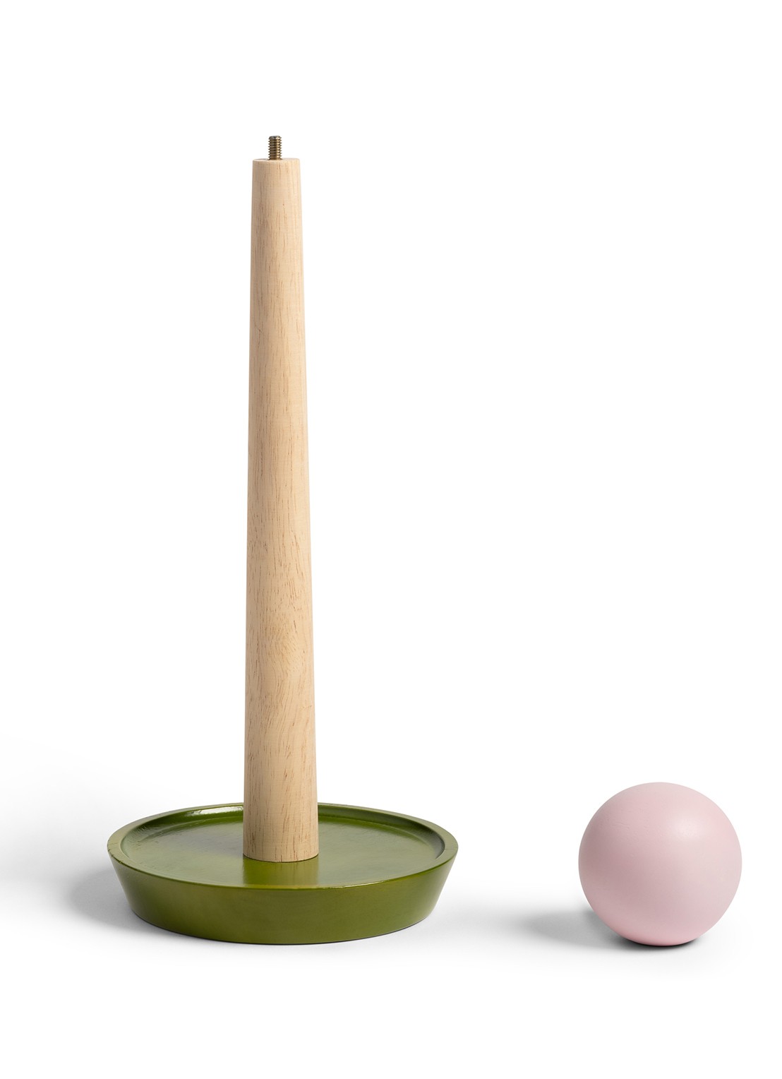 &Klevering Halma keukenrolhouder 35 cm - voorkant 4 legergroen