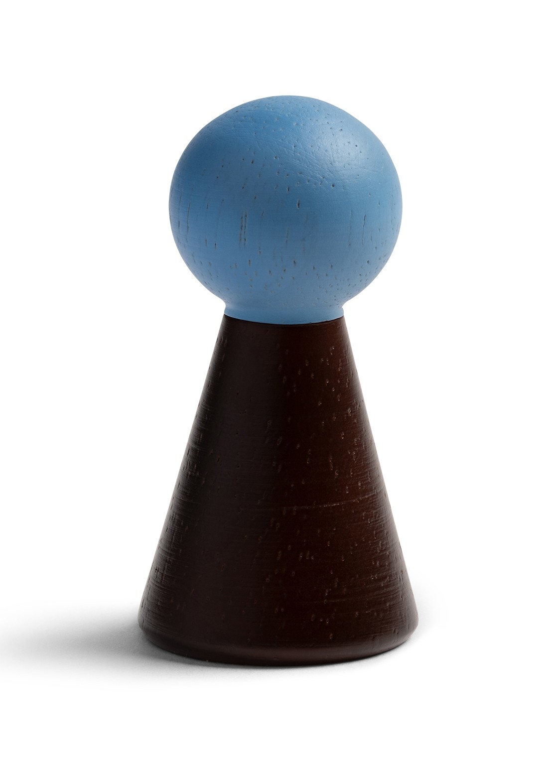 &Klevering Halma wandhaak 6,5 cm set van 2 - voorkant 5 bruin