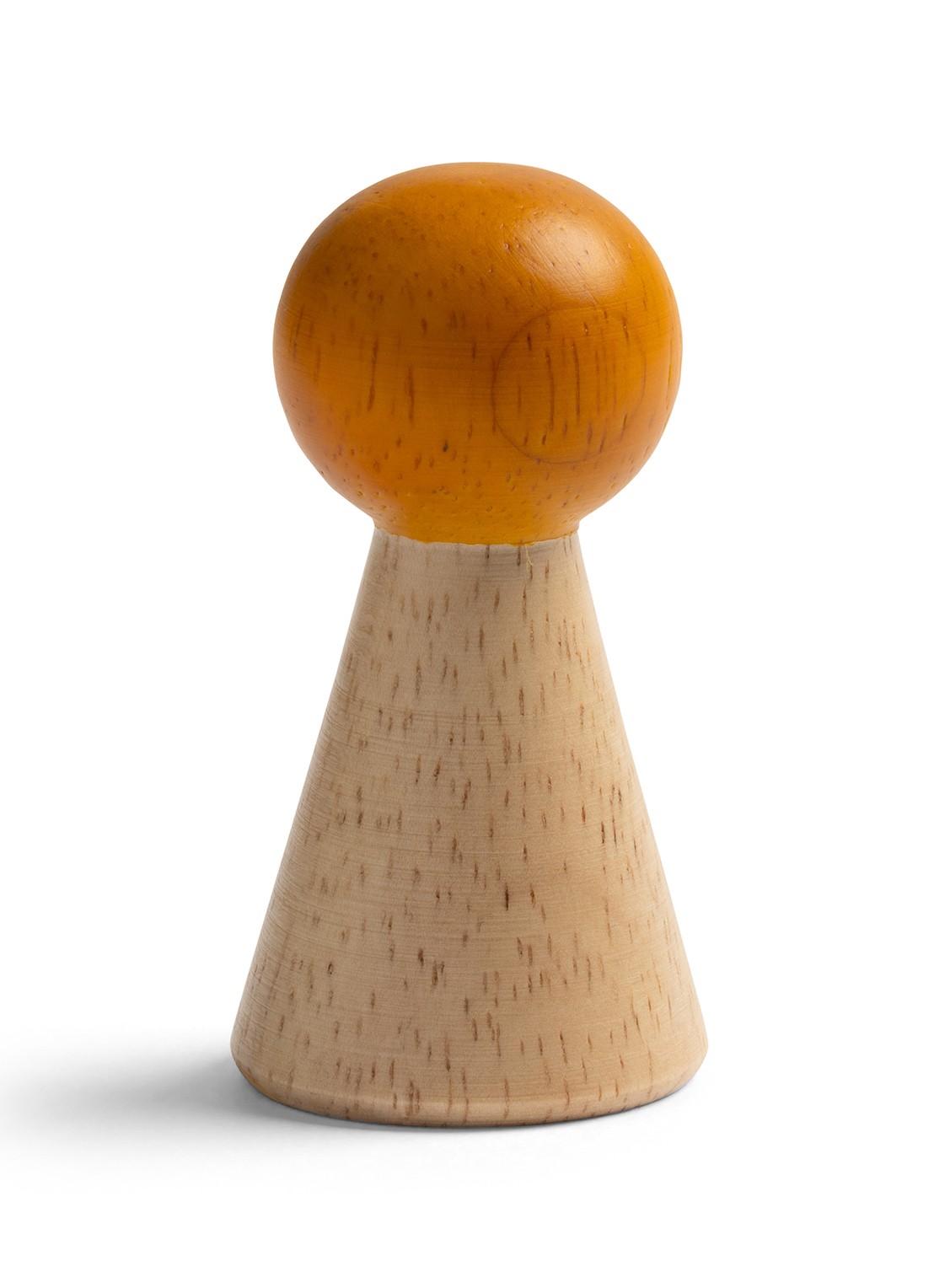 &Klevering Halma wandhaak 6,5 cm set van 2 - voorkant 5 orange
