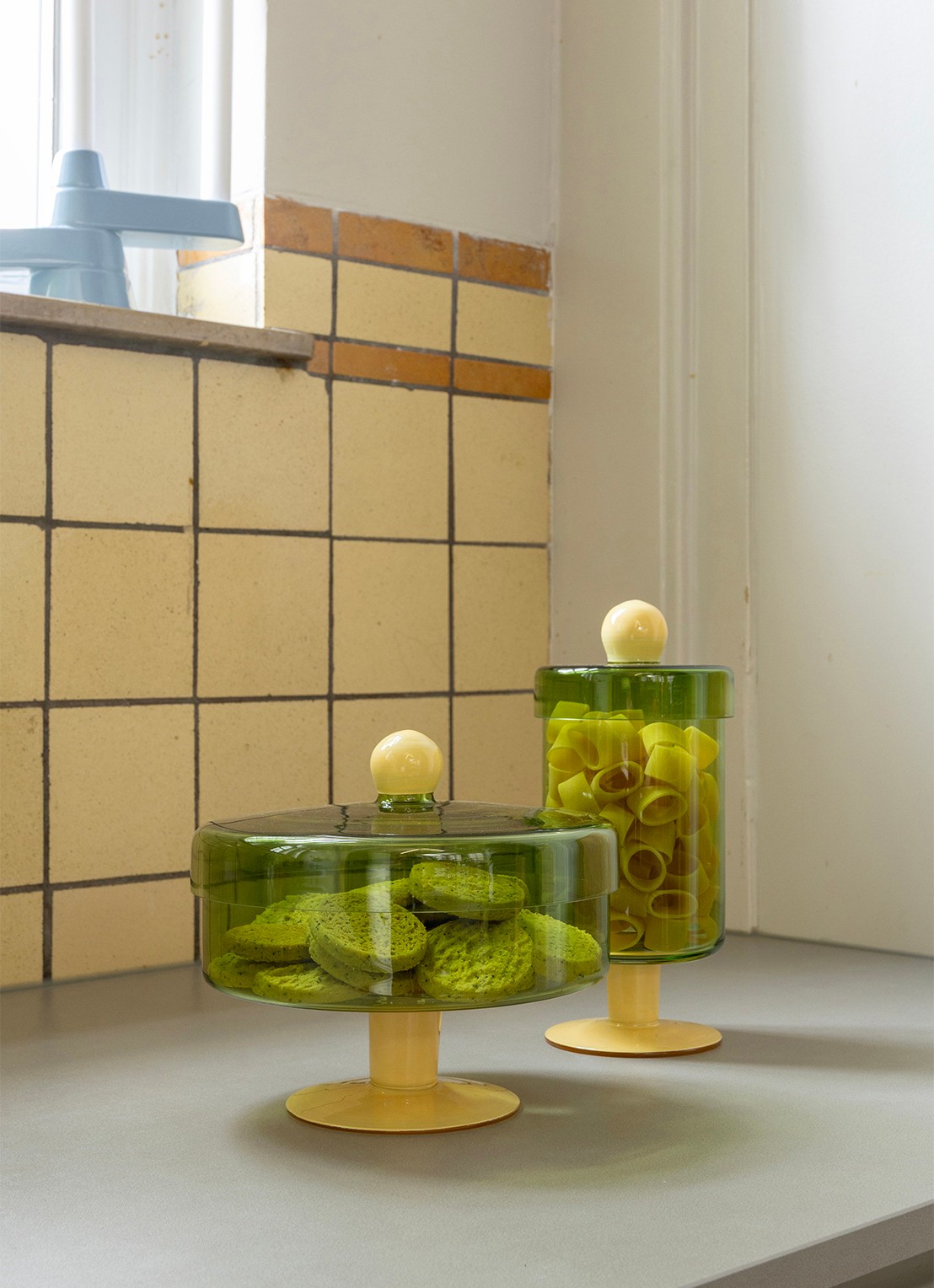 &Klevering Jar duo green - achterkant groen