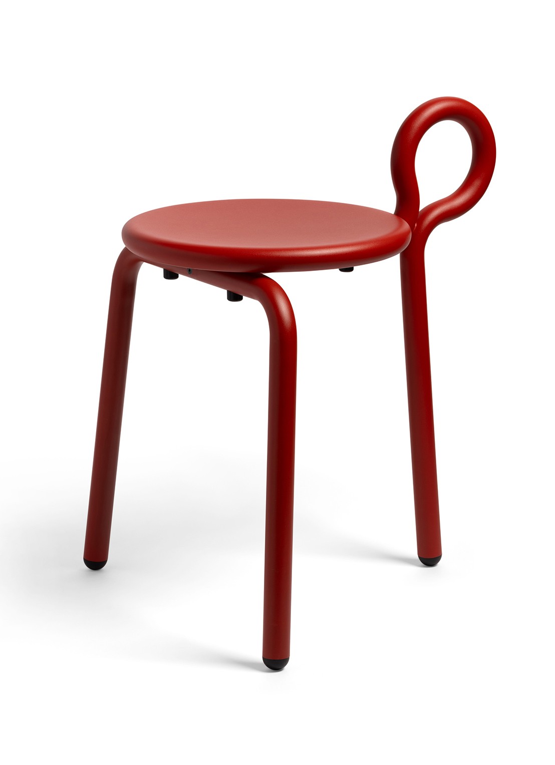&Klevering Lasso kruk 58 cm - voorkant 2 rood