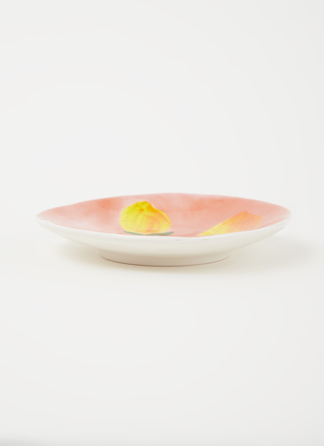 &Klevering Lemon ontbijbord 16 cm set van 4  - voorkant 2 geel