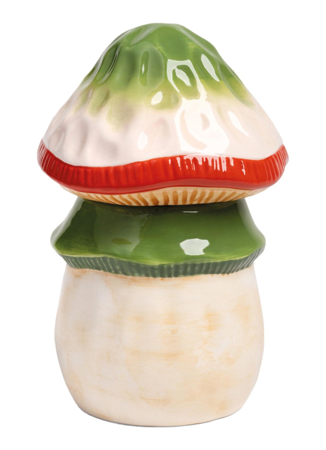 &klevering Magic Mushroom voorraadpot - voorkant groen