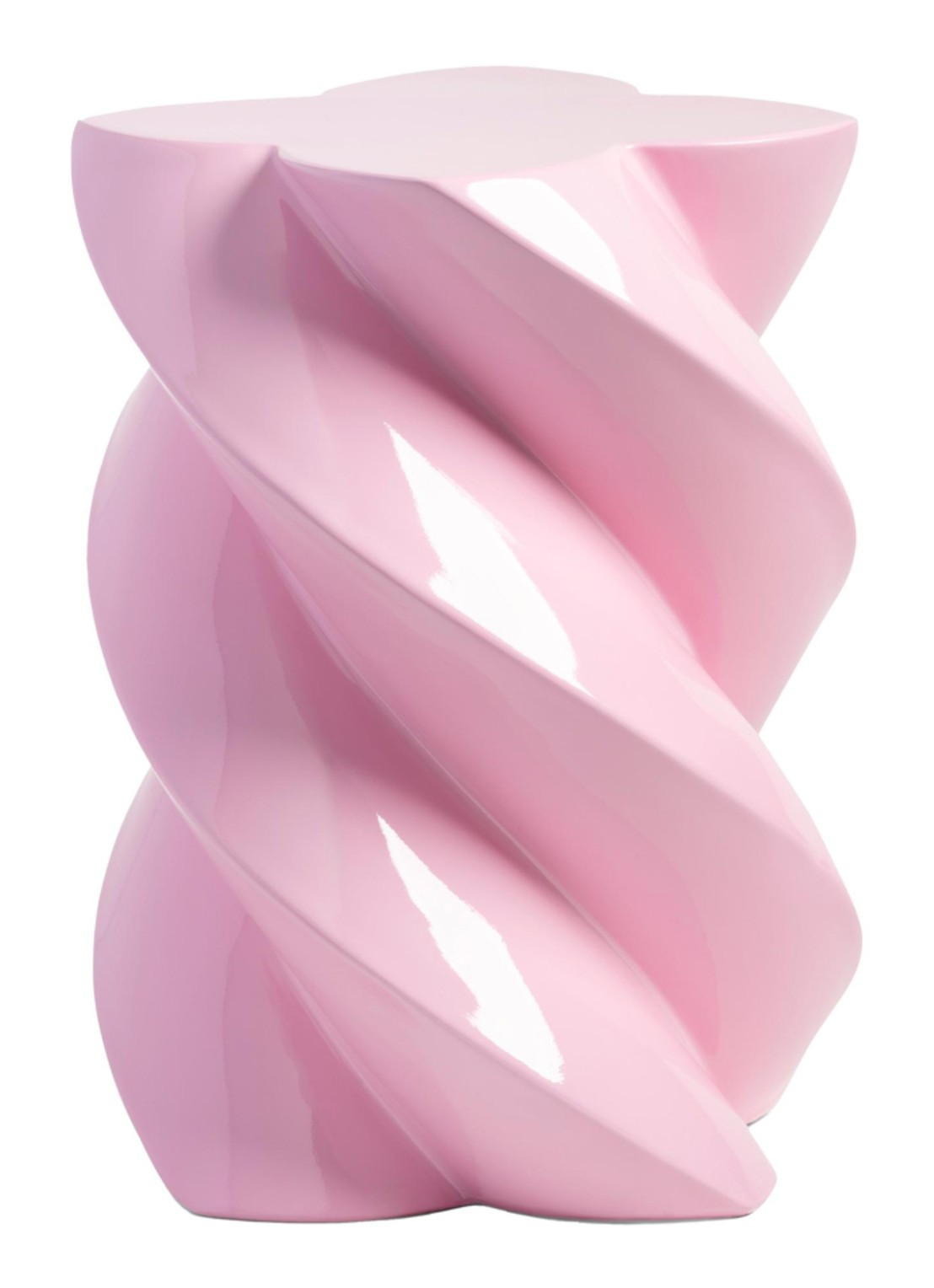 &klevering Marshmallow bijzettafel 39,5 cm - voorkant roze