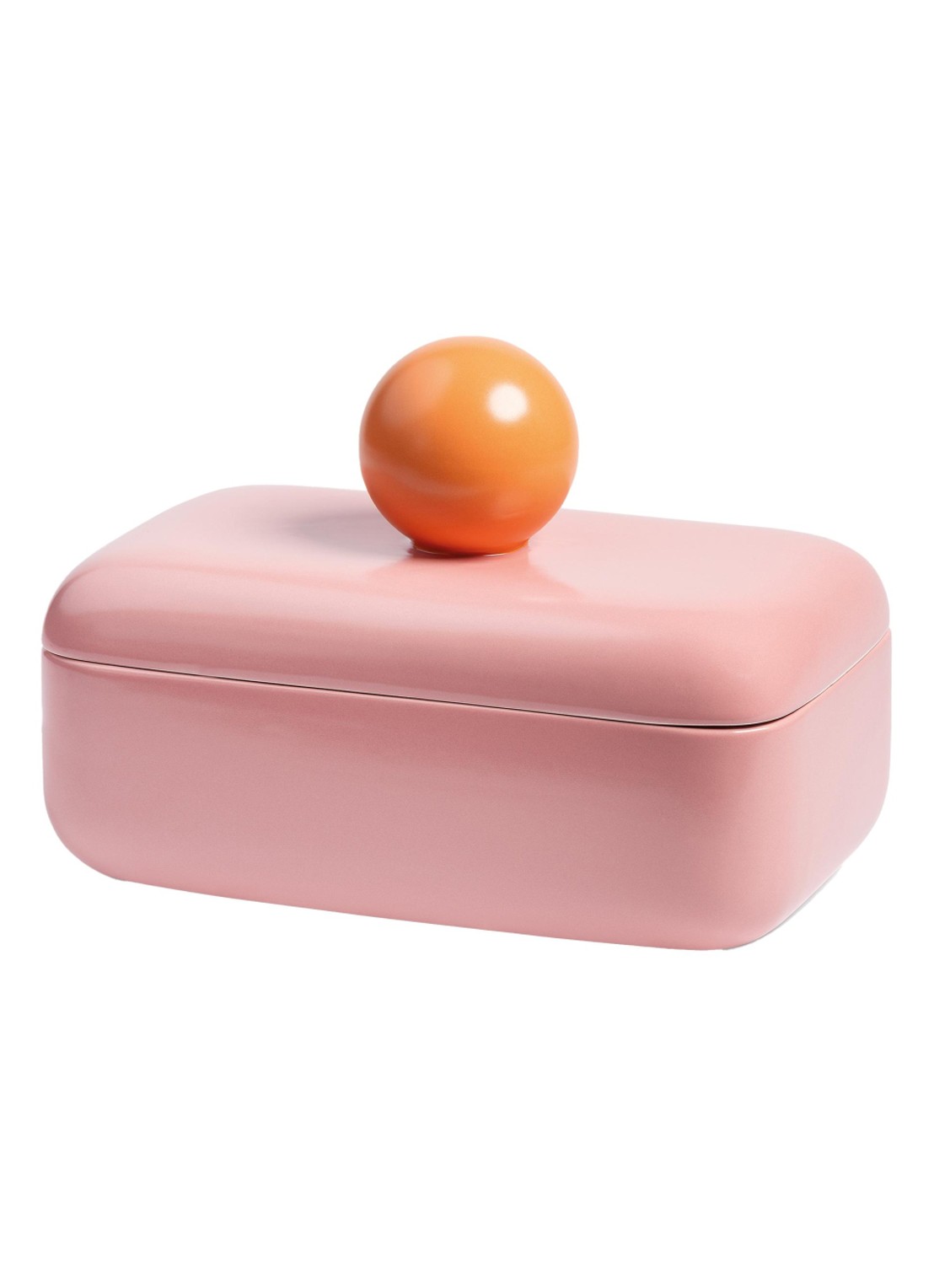 &klevering Orb opbergdoos 17 cm - voorkant roze